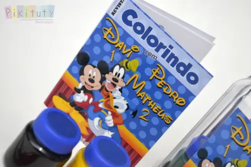 Kit Colorir + tintas e pincel na maleta