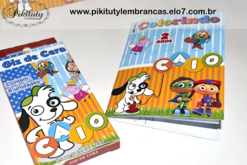 Kit Colorir mini revistinha