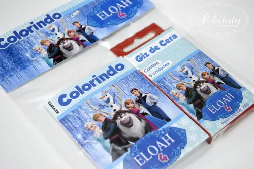 Kit Colorir mini revistinha - Frozen