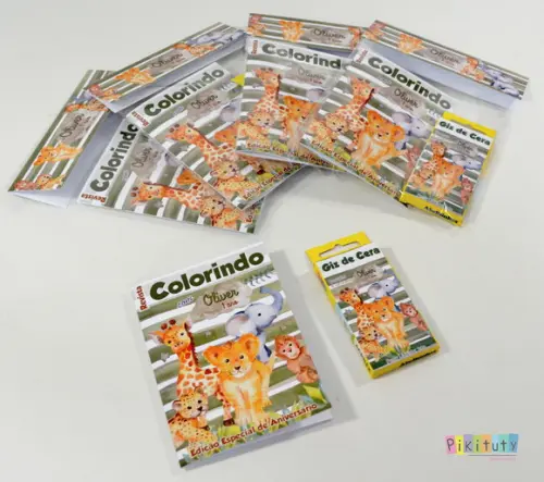 Kit Colorir mini revistinha - Safari