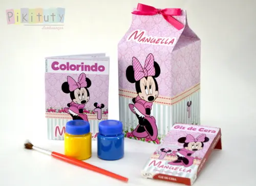 Kit Colorir na Caixa de Leite