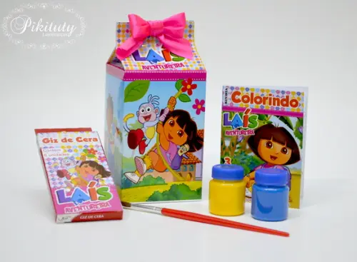 Kit Colorir na Caixa de Leite