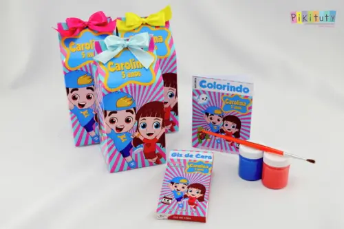 Kit Colorir na Caixa de Leite Luccas Neto