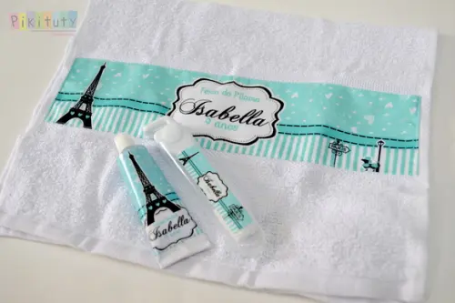 Kit Dental + Toalhinha - Paris Tiffany