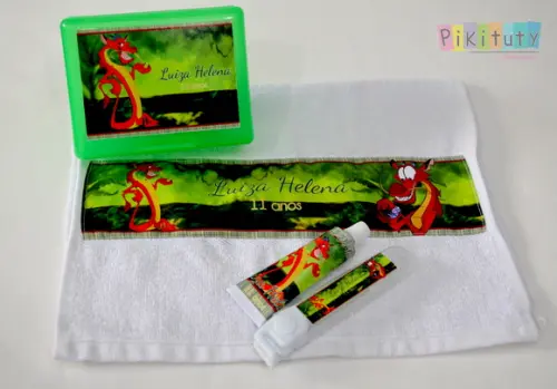 Kit Dental inbox - Mulan para meninos