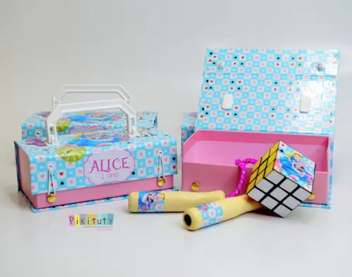 Kit Diversão em Cartonagem - Alice no País das Maravilhas