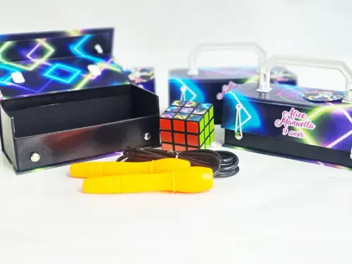 Kit Diversão em Cartonagem - Neon