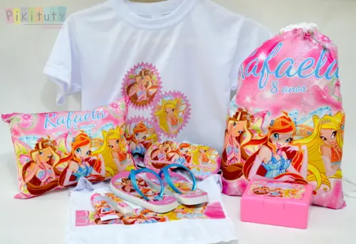 Kit festa do Pijama + camiseta Winks