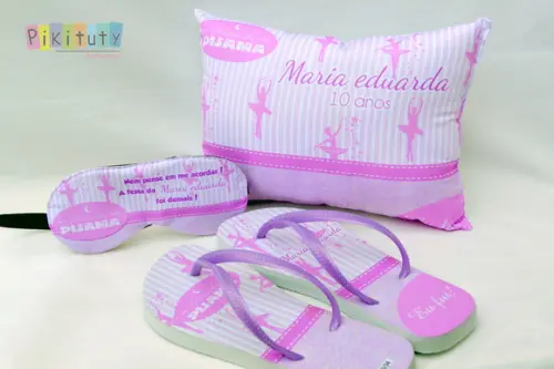 Kit Festa do Pijama Bailarina