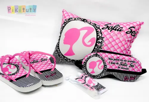 Kit Festa do Pijama Barbie Silhoueta