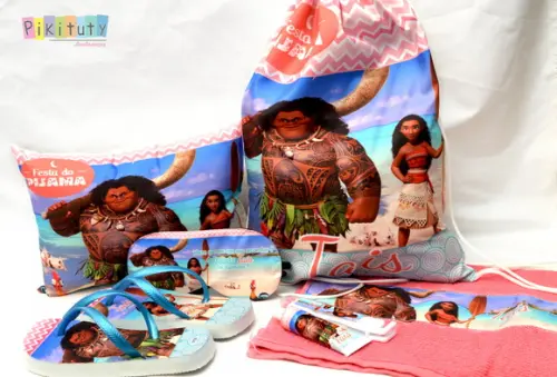 Kit Festa do Pijama Moana