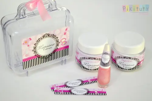 Kit Manicure com Maletinha em Acrílico