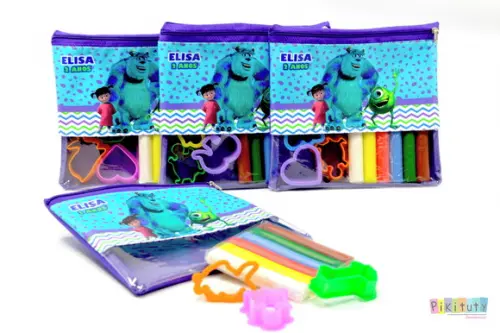 Kit massinha com bolsinha - Monstros SA
