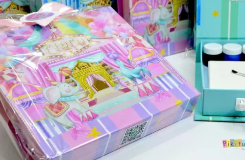 Kit Pintura com Maleta em Cartonagem - Circo