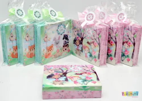 Kit Pintura com Maleta em Cartonagem - Jardim das Fadas