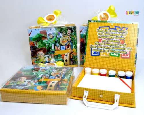 Kit Pintura com Maleta em Cartonagem - Toy Story