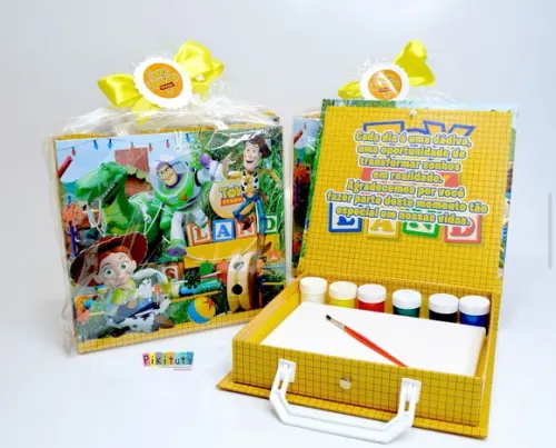 Kit Pintura com Maleta em Cartonagem - Toy Story