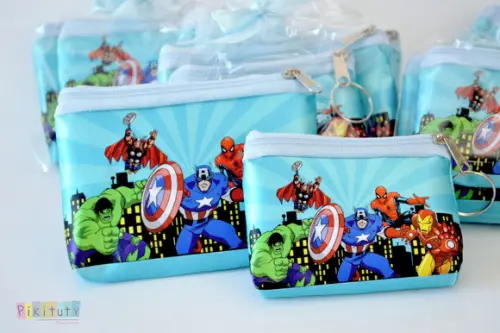 Kit Porta documento + Porta moeda Vingadores