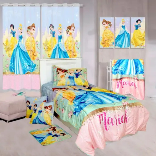 Kit Quarto Infantil Completo - Princesas