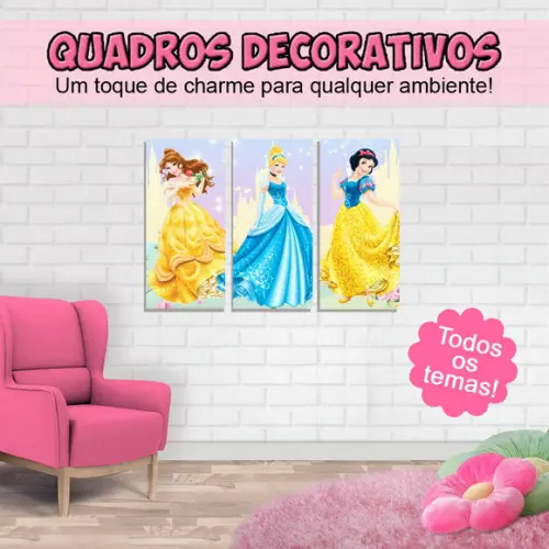 Kit Quarto Infantil Completo - Princesas