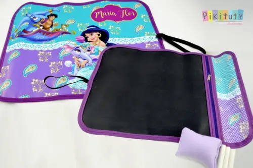 Lousa Infantil 30x40 Aladdin e Jasmine