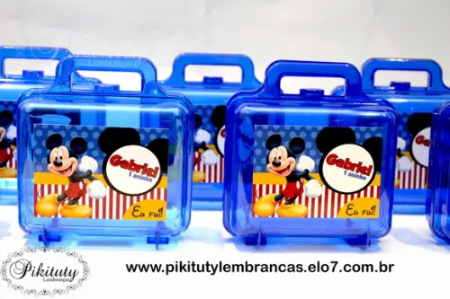 Maleta Em Acrílico Mickey