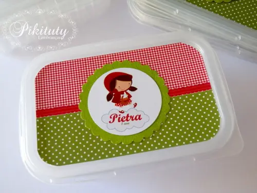 Marmitinha Plástica 250g - Chapeuzinho
