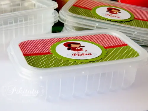 Marmitinha Plástica 250g - Chapeuzinho