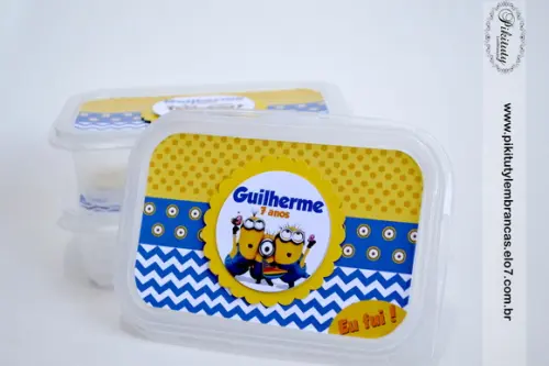 Marmitinha Plástica 250g - Minions