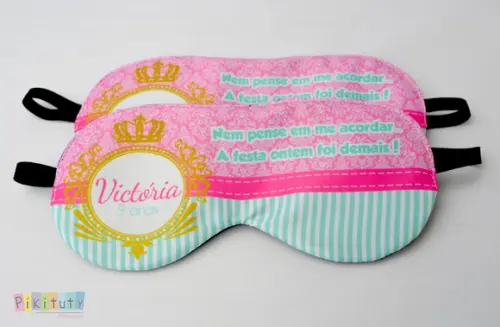 Máscara de dormir - Princesa realeza
