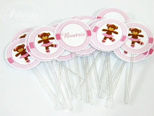 Mini Toppers para docinhos