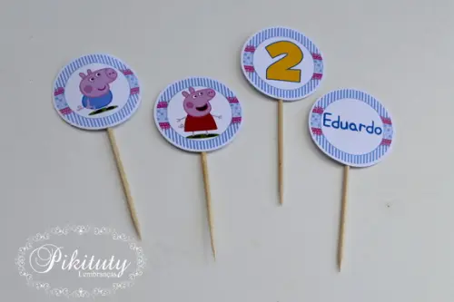 Mini Toppers para docinhos