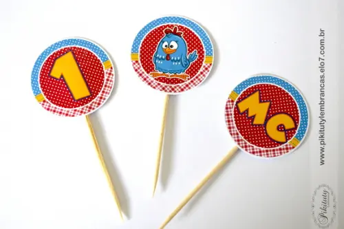 Mini Toppers para docinhos