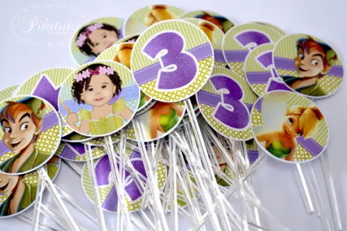 Mini Toppers para docinhos - Tinker