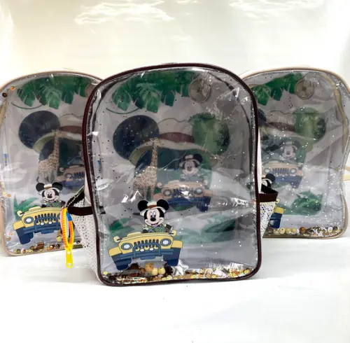 Mochila Aquário Grande Luxo - Mickey Safari