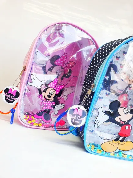 Mochila Aquário Luxo - Mickey e Minnie