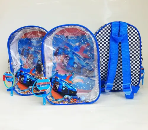 Mochila Aquário Luxo - Hot Wheels