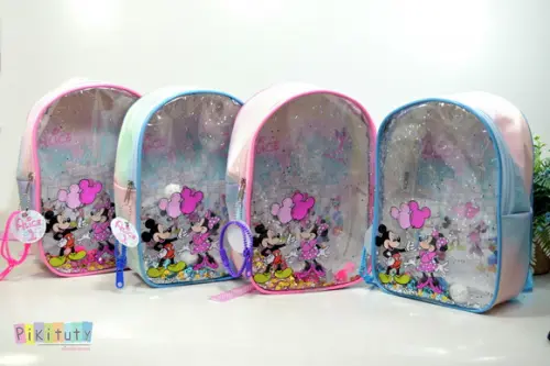 Mochila Aquário Luxo - Mickey e Minnie