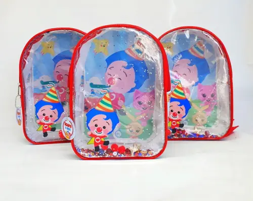 Mochila Aquário Luxo - Palhaço Plim Plim Herói do Coração