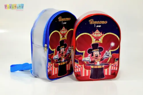 Mochila em alklear - Circo do Mickey