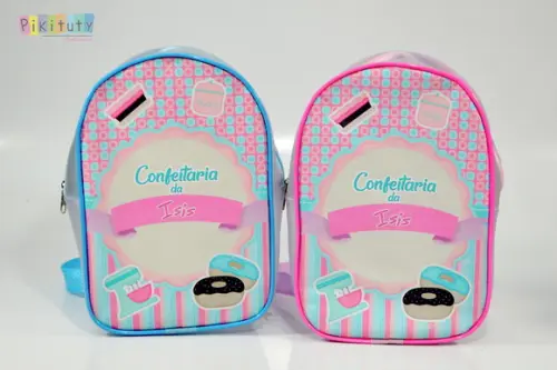 Mochila em alklear - Confeitaria / Doceria