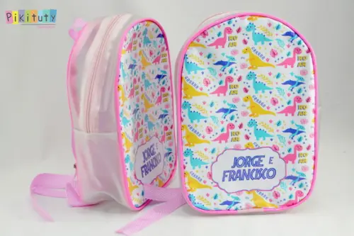 Mochila em Alklear - Dinossauros para Meninas