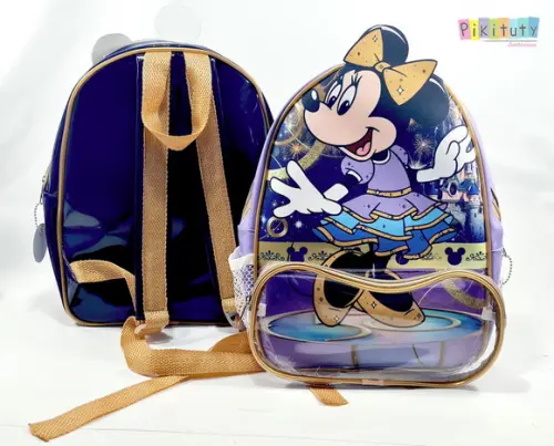 Mochila em Verniz com Aplique 3d - Disney 50 Anos
