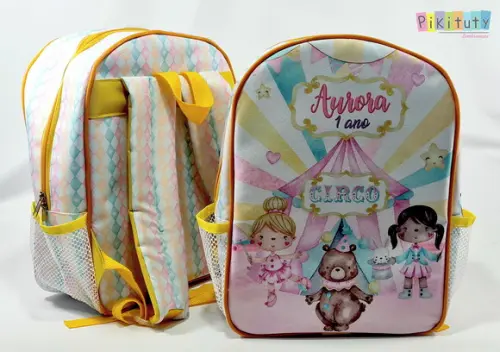 Mochila Luxo - Circo Rosa