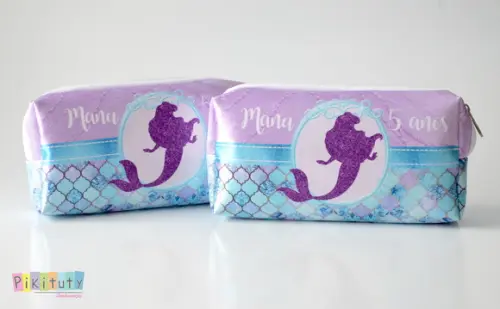 Necessaire / Estojo A Pequena Sereia Ariel