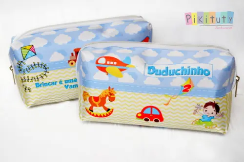 Necessaire / Estojo Brinquedos e Brincadeiras