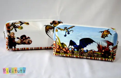 Necessaire / Estojo Como Educar seu dragão