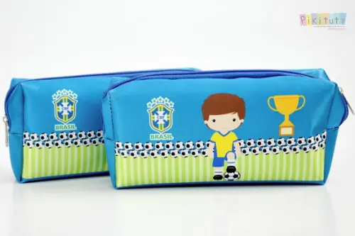 Necessaire / Estojo Futebol Brasil