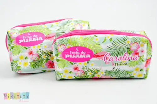 Necessaire / Estojo Flamingos
