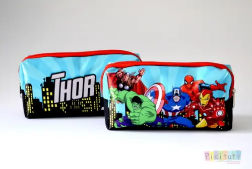 Necessaire / Estojo Heróis e Vingadores